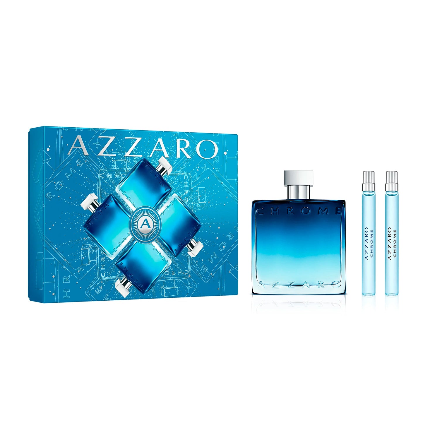 Set Azzaro Chrome 3 Piezas