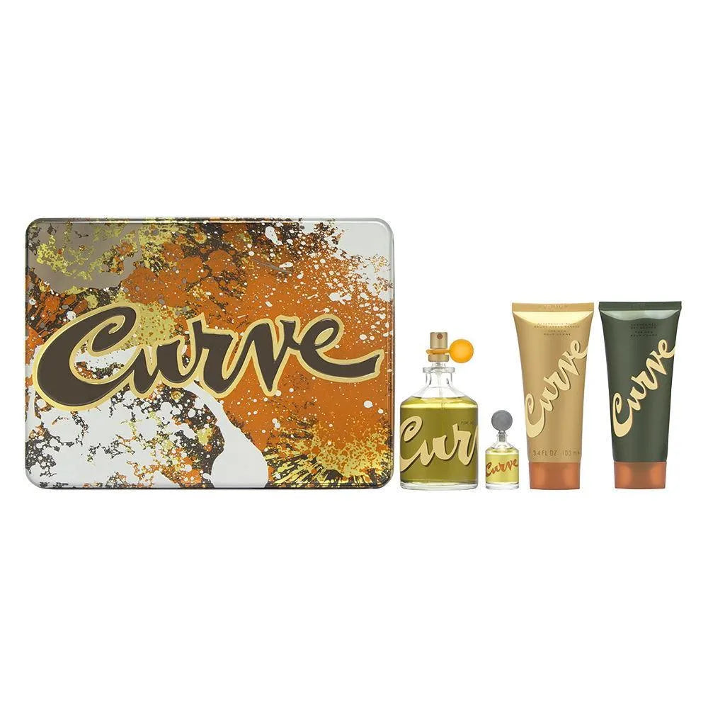 Set Curve Clásico Hombre 4 Piezas