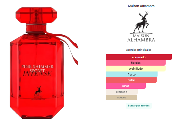 Maison Alhambra Pink Shimmer Secret Intense