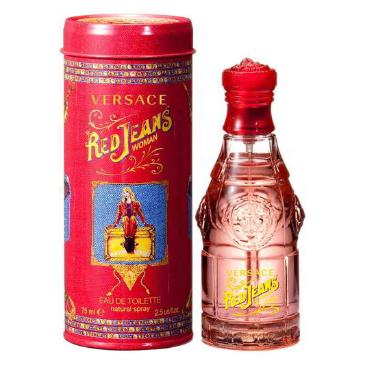 Versace Red Jeans Woman