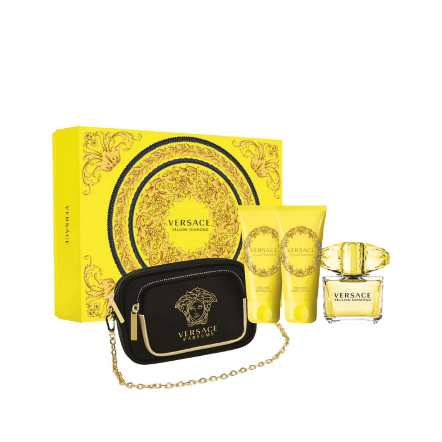 Set Versace Yellow Diamond 4 Piezas
