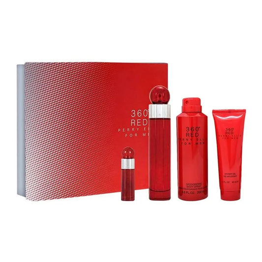Set Perry Ellis 360 Red 4 Piezas